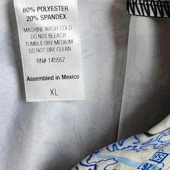 NWOT Designed for Flight Chart compression pants workout gym XL - Picture 6 of 6